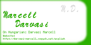 marcell darvasi business card